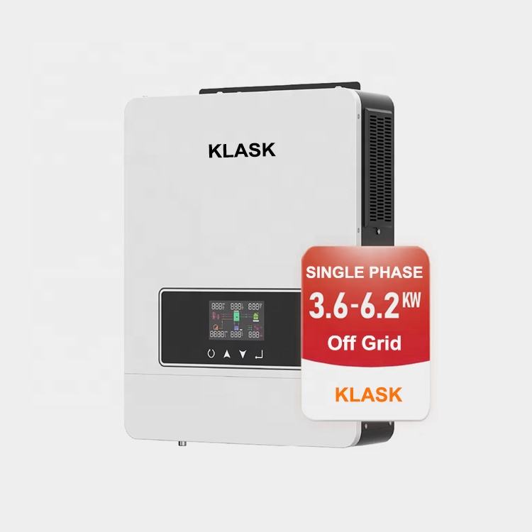 Stock Cheap Wholesales Single Phase Hybrid Inverter on Grid off Grid Inverter 3.6KW 4.2KW 6.2KW for Solar Energy Storage  System