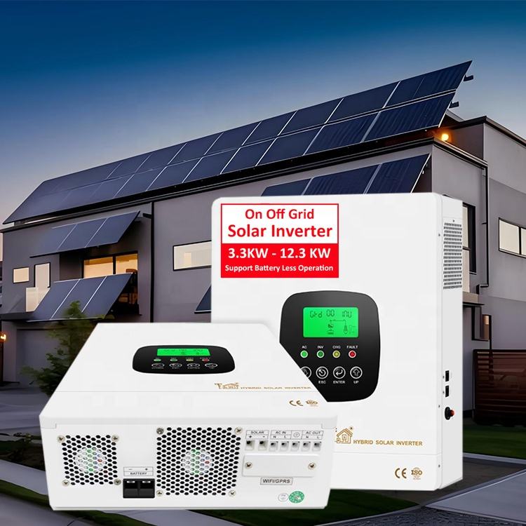 3.3KW  8.3KW 10.3K 12.3KW  6.2kw 48V DC 220V AC All in One 4kw 3kw Mppt Charge Controller Hybrid on Off Grid Solar Inverter
